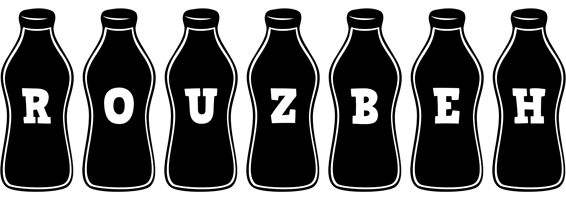 Rouzbeh bottle logo