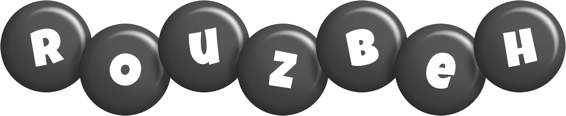 Rouzbeh candy-black logo