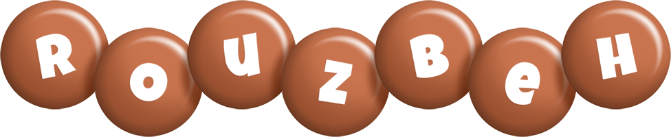 Rouzbeh candy-brown logo