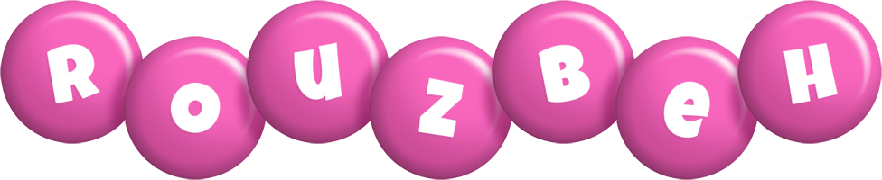 Rouzbeh candy-pink logo