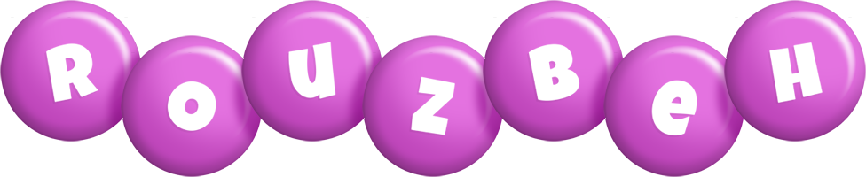 Rouzbeh candy-purple logo