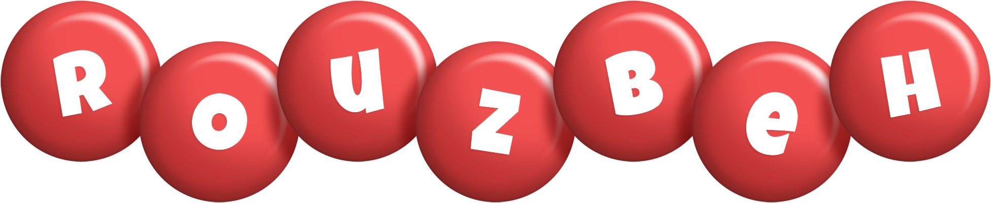 Rouzbeh candy-red logo