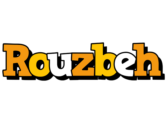 Rouzbeh cartoon logo