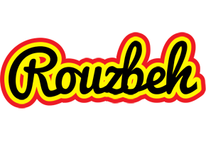 Rouzbeh flaming logo