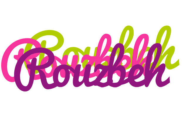 Rouzbeh flowers logo