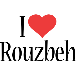 Rouzbeh i-love logo