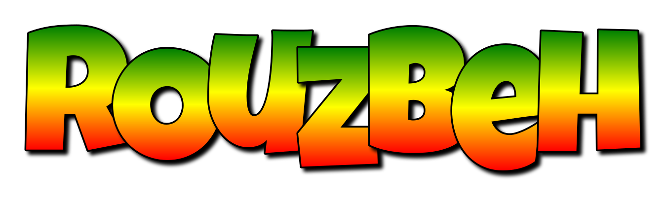 Rouzbeh mango logo