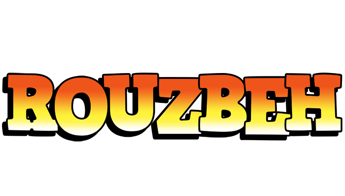 Rouzbeh sunset logo