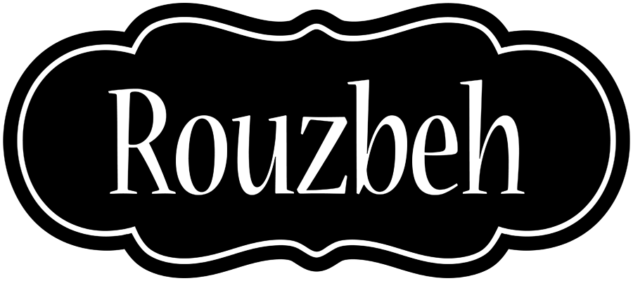 Rouzbeh welcome logo
