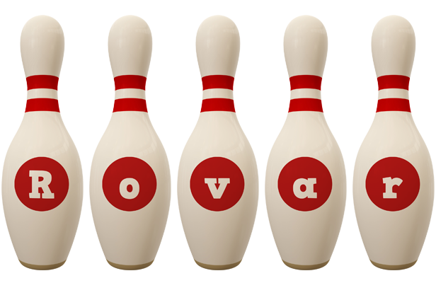 Rovar bowling-pin logo