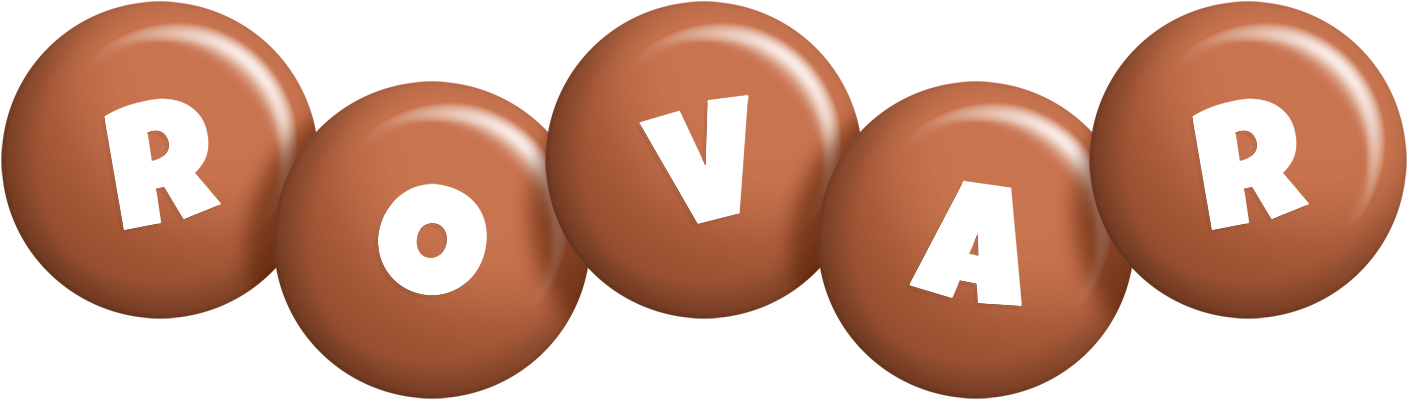 Rovar candy-brown logo