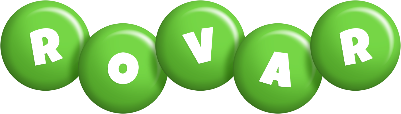 Rovar candy-green logo