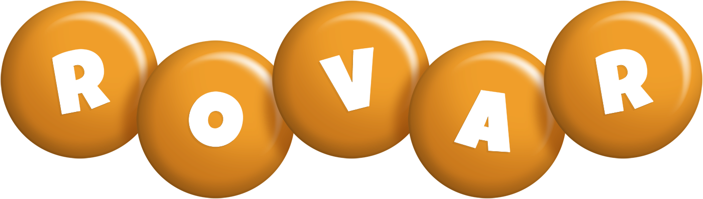 Rovar candy-orange logo