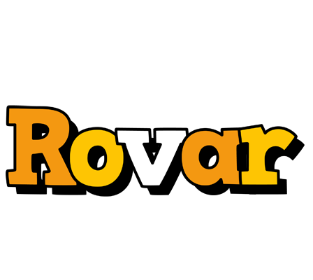 Rovar cartoon logo