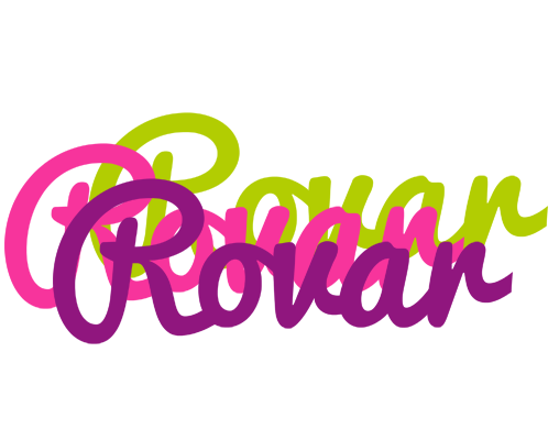 Rovar flowers logo