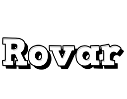 Rovar snowing logo