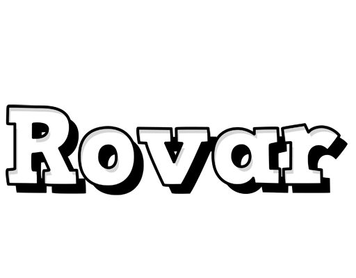 Rovar snowing logo