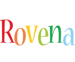 Rovena birthday logo