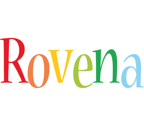 Rovena birthday logo