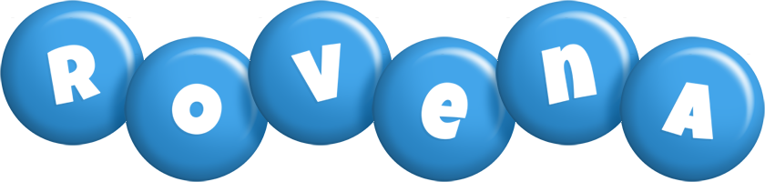 Rovena candy-blue logo