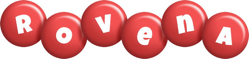 Rovena candy-red logo