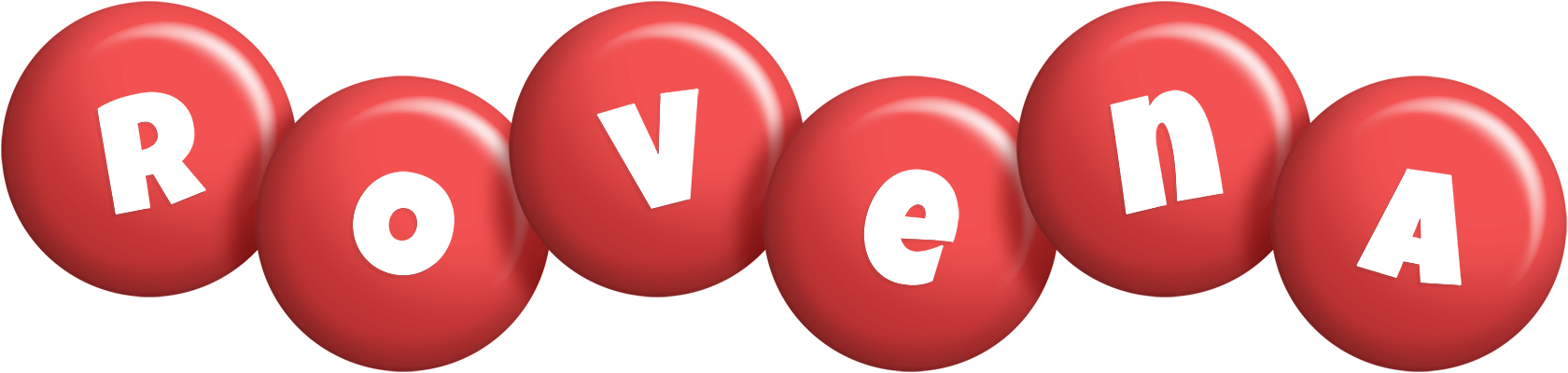 Rovena candy-red logo