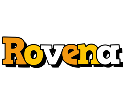 Rovena cartoon logo