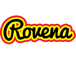 Rovena flaming logo