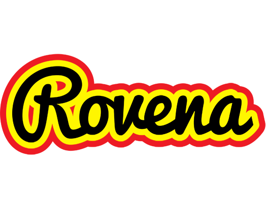 Rovena flaming logo