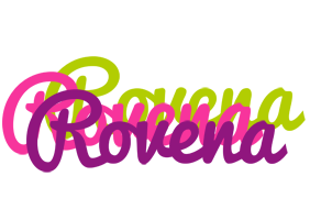 Rovena flowers logo