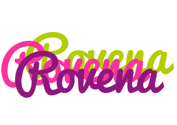 Rovena flowers logo