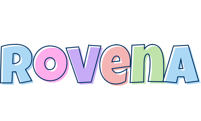 Rovena pastel logo
