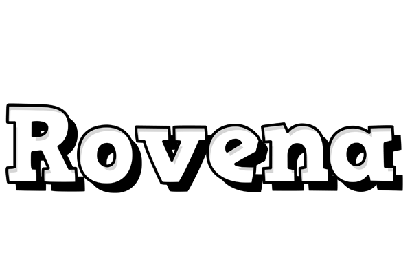 Rovena snowing logo