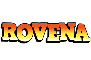 Rovena sunset logo