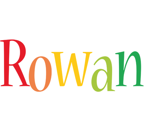 Rowan birthday logo