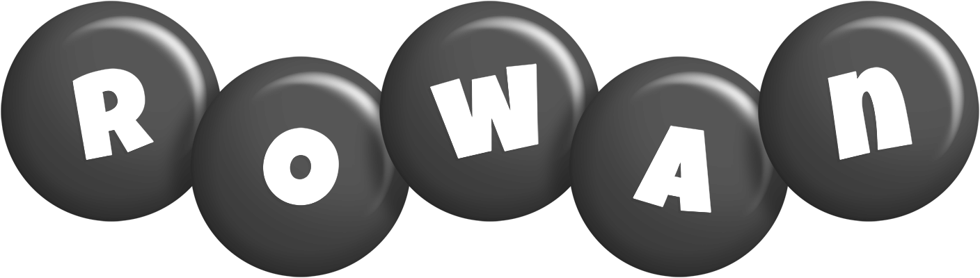 Rowan candy-black logo