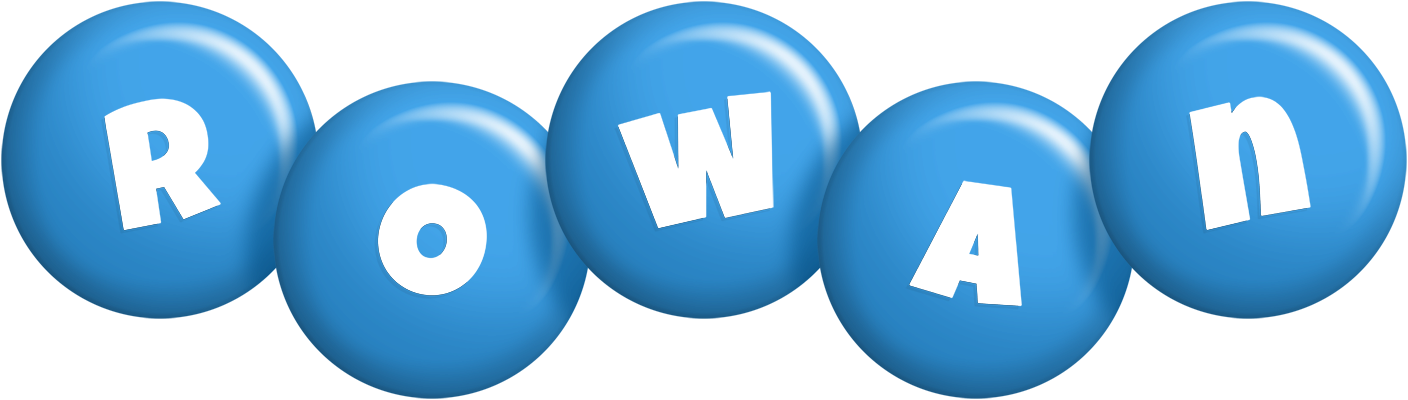 Rowan candy-blue logo