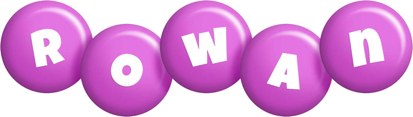 Rowan candy-purple logo