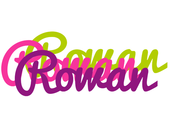 Rowan flowers logo