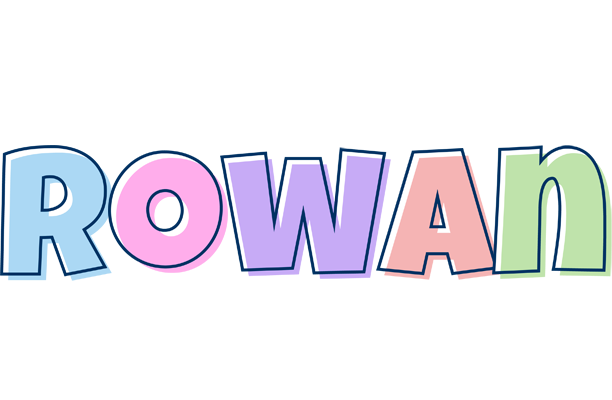 Rowan pastel logo