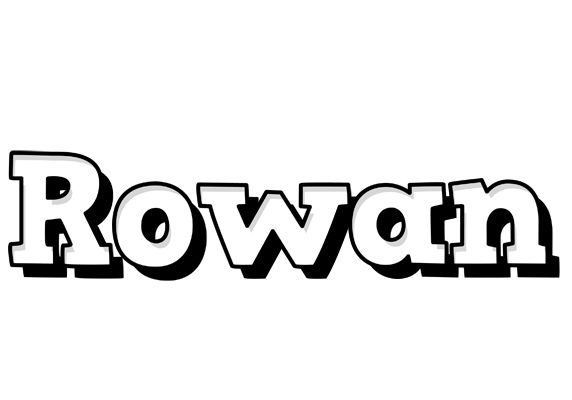 Rowan snowing logo