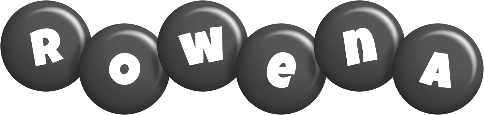 Rowena candy-black logo