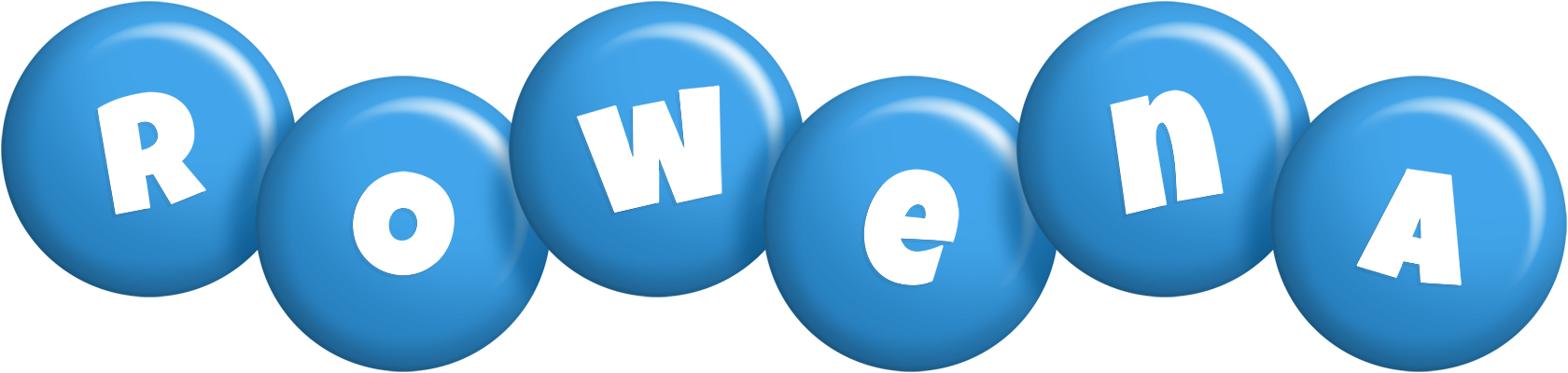 Rowena candy-blue logo