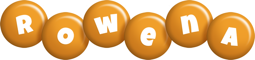 Rowena candy-orange logo