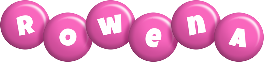 Rowena candy-pink logo