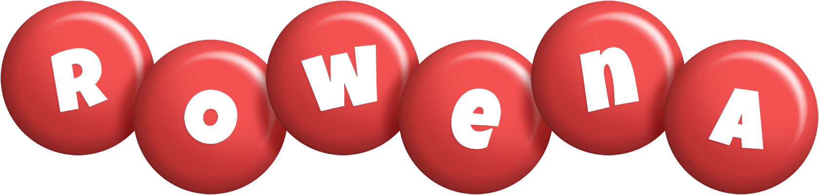 Rowena candy-red logo