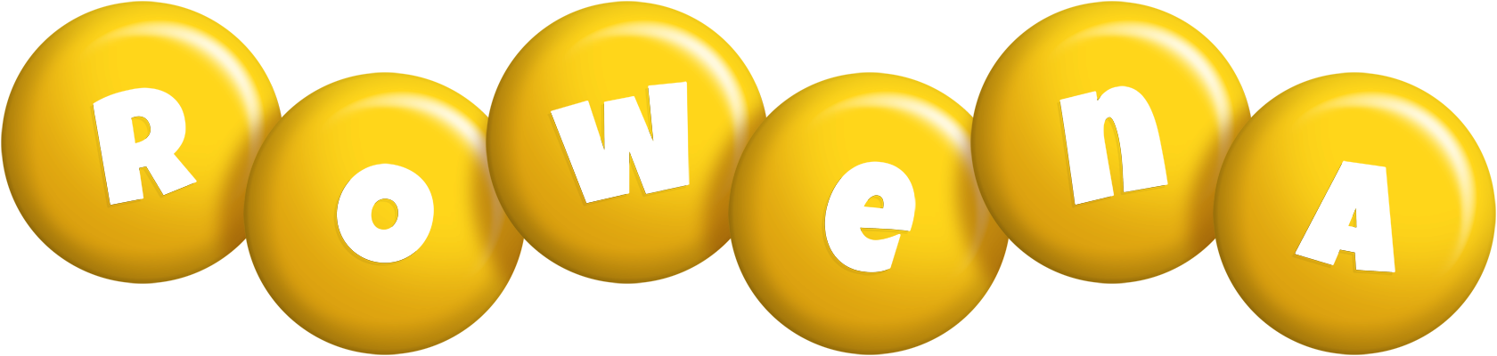 Rowena candy-yellow logo