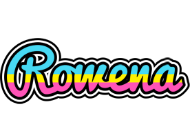 Rowena circus logo