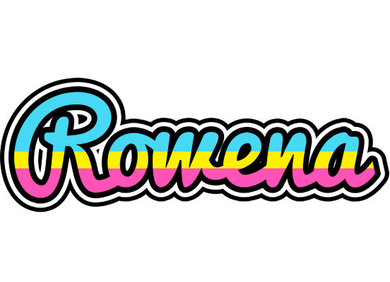 Rowena circus logo