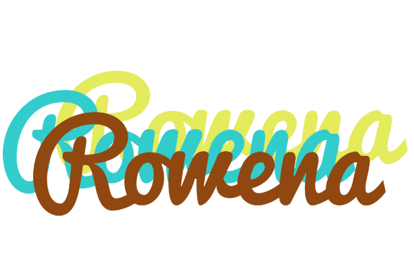 Rowena cupcake logo
